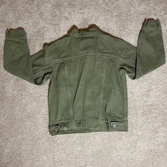 Levi's Olive Green Youth Small (8-10 yr. Old) Jeans Jacket - Picture 4 of 7